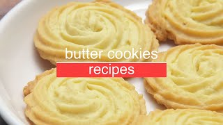 Butter Cookies Recipe Easy [upl. by Issej]