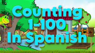 Numbers Song 1100 In Spanish  Counting by 1s  Childrens Sing Along Song Ribbit Hoppity Hop [upl. by Ilona]