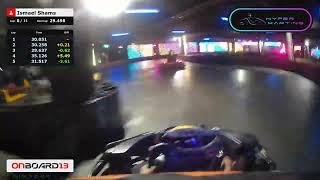 First Fastest Lap around the new Hyper karting Layout 191024 29498 [upl. by Ekaterina]