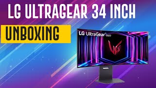 LG ULTRAGEAR 34GS95QE 34inch UNBOXING [upl. by Deming]