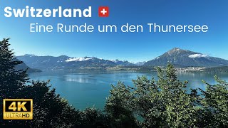 Schweiz  Tolle Aufnahmen vom Thunersee  Von Thun nach Thun im Berner Oberland [upl. by Wallache293]