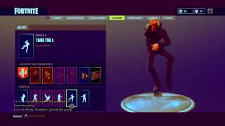 Fortnite quotTake The Lquot Dance Bass Boosted [upl. by Sidoney]