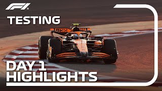 Day 1 Highlights  F1 PreSeason Testing 2024 [upl. by Carlynn]