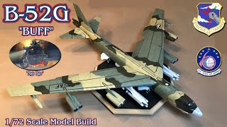 Building the Modelcollect 172 Scale B52G Stratofortress Bomber “BUFF” [upl. by Bondy]