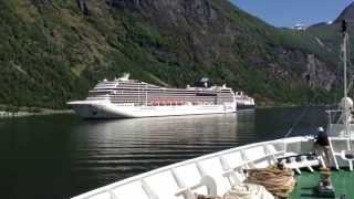 MSC Poesia in Geiranger [upl. by Trub]