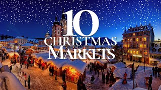 10 Most Beautiful Christmas Markets to Visit in Europe 🎅  Christmas Markets 2023 [upl. by Ahseinat284]