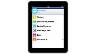 Epson iPrint for iOS  Printing a Photo [upl. by Frodi]