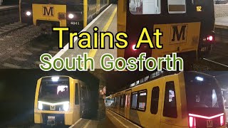 Trains At South Gosforth Ft 555003 amp my 2 favourite metros 40114041 12112024 [upl. by Dysart]