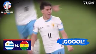 ¡Traían prisa ¡PELLISTRI abre el marcador  Uruguay 10 Bolivia  Copa América 2024  J2  TUDN [upl. by Lenroc208]