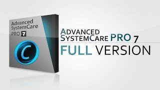 Advanced SystemCare PRO 7 Full Version [upl. by Norrahc]