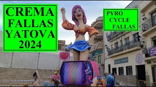 Crema Fallas 2024 Las Fallas Pueblo Yatova [upl. by Marcellus]