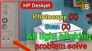 hp deskjet 2332 me light blinking solution  hp deskjet 2332 power light blinking solve problem 2023 [upl. by Nonahs]