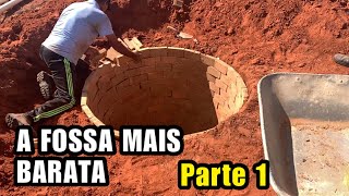 A FOSSA SÉPTICA MAIS BARATA DO MUNDO PARTE 1 [upl. by Nylek]