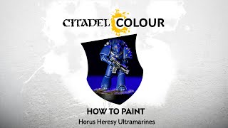 How to paint Horus Heresy Ultramarines [upl. by Nemhauser473]