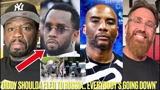 50 Cent Charlamagne DJ Vlad Michael Blackson amp Celebs REACT To DIDDY ARRESTED By FBI [upl. by Terina]