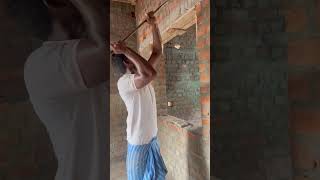 💥How to you 🔨roof remove ⁉️ construction work 👍 youtubeshorts 🔥 [upl. by Daughtry]