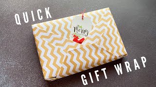 How to Gift Wrap a Book  DIY Gift Packing Idea  Christmas Gift Wrapping giftwrap [upl. by Burris]