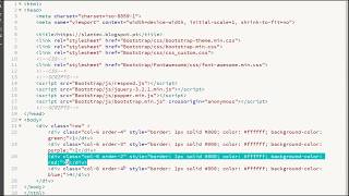 Bootstrap v4  Order Columns [upl. by Peterson]