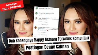 Happy Asmara Terciduk Komentari Postingan Denny Caknan [upl. by Aniratac]