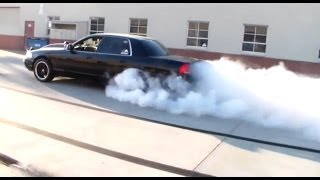 4 BURNOUTS in EVILVIC Cammed 2003 P71 Crown Victoria Exhaust Video [upl. by Ginny]