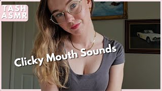 ASMR Clicky Mouth Sounds Wet  Dry [upl. by Neeluj]