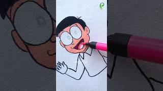 3 Unbelievable Painting Tips using Brush Pen 😱 ✒️ shorts [upl. by Dacy]