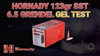 Hornady 123gr SST 65 Grendel Gel Test [upl. by Patsy]