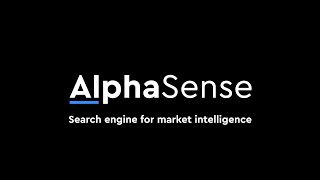 Make datadriven decisions with confidence  AlphaSense [upl. by Longwood]