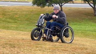 Off Road Wheelchair power in Taupo by MaxAbility [upl. by Blondell]