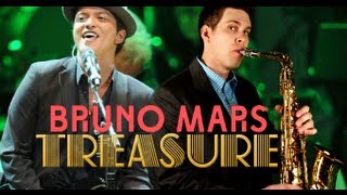 Bruno Mars  Treasure  Saxophone Cover  Brian Landau [upl. by Caputo]