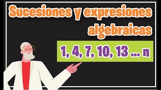 SUCESIONES y EXPRESIONES ALGEBRAICAS [upl. by Ilrak]