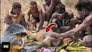 Why Does the Hadzabe Tribe of Tanzania Eat Monkey and Baboon Meat [upl. by Anasus6]