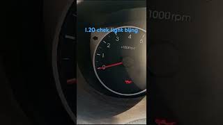 I 20 chek light blinking problem shorts vidio [upl. by Ciapha]