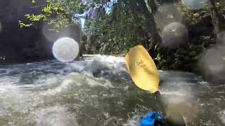 Kayaking Husum Falls on the White Salmon [upl. by Akinaj]