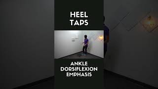 Heel Taps Ankle Dorsiflexion Emphasis exercise rehabilitation youtubeshorts physicaltherapy [upl. by Anirtap770]