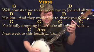 The Ballad of Jed Clampett TV Theme Banjo Cover Lesson with ChordsLyrics  Capo 2nd [upl. by Nicodemus]