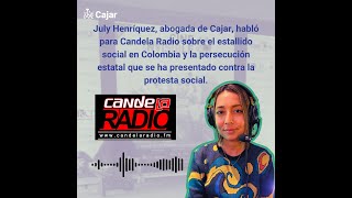 Entrevista a July Henríquez abogada de Cajar con Candela Radio [upl. by Ihcur]