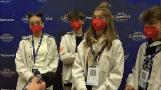 Junior Eurovsion 2021 Interview with Daijte Muzika North Macedonia [upl. by Rambert]