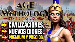 Las NUEVAS CIVILIZACIONES y DIOSES de AGE of MYTHOLOGY RETOLD [upl. by Nairde709]