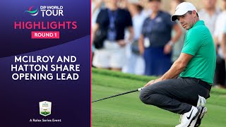 Round 1 Highlights  ft McIlroy Hatton Waring  2024 DP World Tour Championship [upl. by Devehcoy]