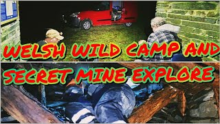 VAN CAMPING AND WELSH SLATE MINE EXPLORE [upl. by Nahtonoj]