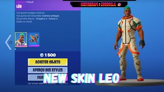 NEW SKIN léo BOUTIQUE 17 AOUT 2020 FORTNITE BATTLE ROYAL  item shop 1708 2020 FORTNITE BATTLE [upl. by Lemrej]