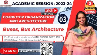 COA3 Buses I Bus Architecture  Types of Buses and Bus Arbitration  Computer Architecture [upl. by Eldreeda546]