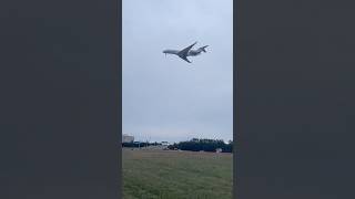 NetJets Bombardier Global 5500 N124QS landing at Dulles International Airport December 1 2024 [upl. by Annaet]