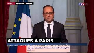 Attentat paris 13 Novembre 2015 Discours de François Hollande 1 by boss bouka [upl. by Kono]