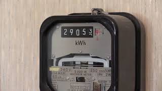 Electricity Meter  Sangamo Weston S20016 cyclo dial variant [upl. by Joleen111]