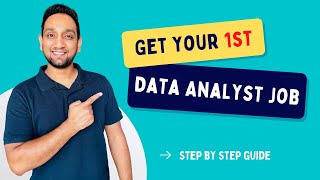 How to get your 1st DATA ANALYST Job  Data Analyst Job  How to become a Data Analyst [upl. by Madelin589]