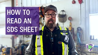 How to Read an SDS Sheet  Safety Toolbox Talks [upl. by Drofliw]