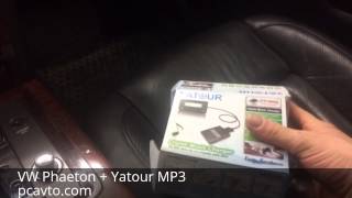 VW Phaeton  Yatour MP3 pcavtocom [upl. by Rosenwald]