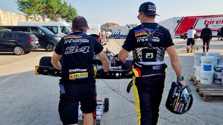 European Karting Championship KZ Masters Round 2 Val Vibrata 2024  Multitalent TV Vlog186 [upl. by Eniala]